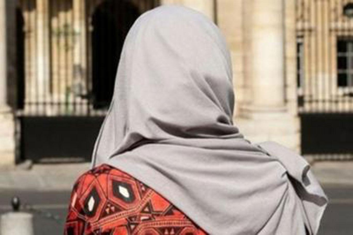 احتجاج حظر الحجاب في بلجيكا